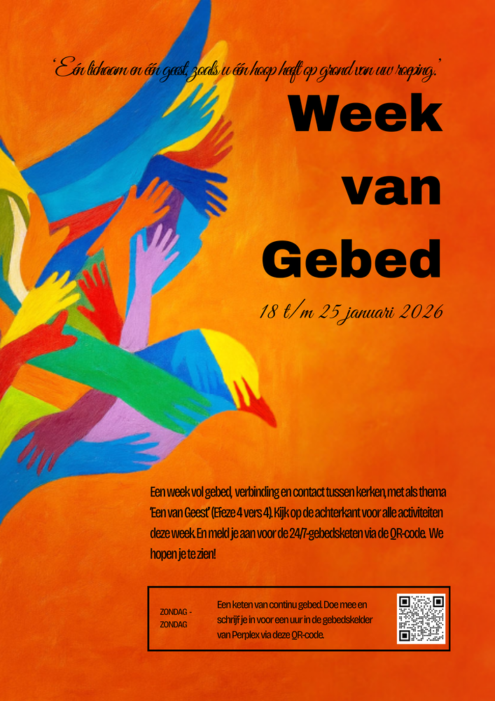 Flyer Week van gebed 2026