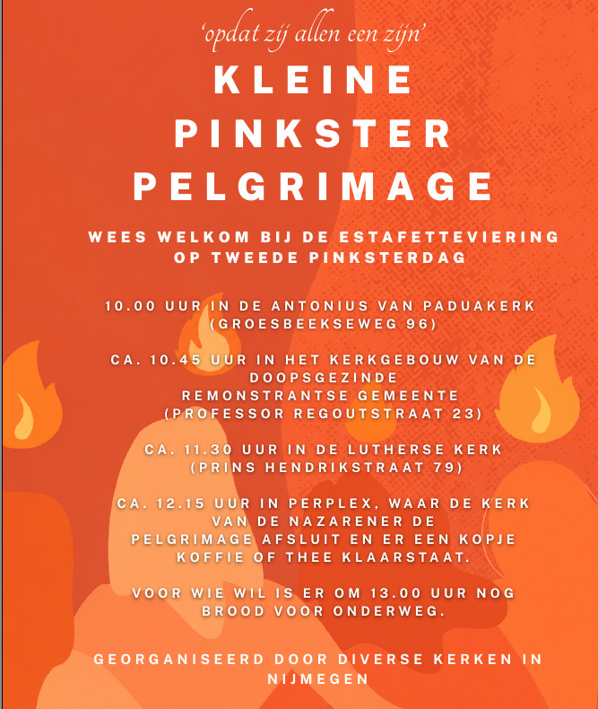 Flyer Pinksterpelgrimage